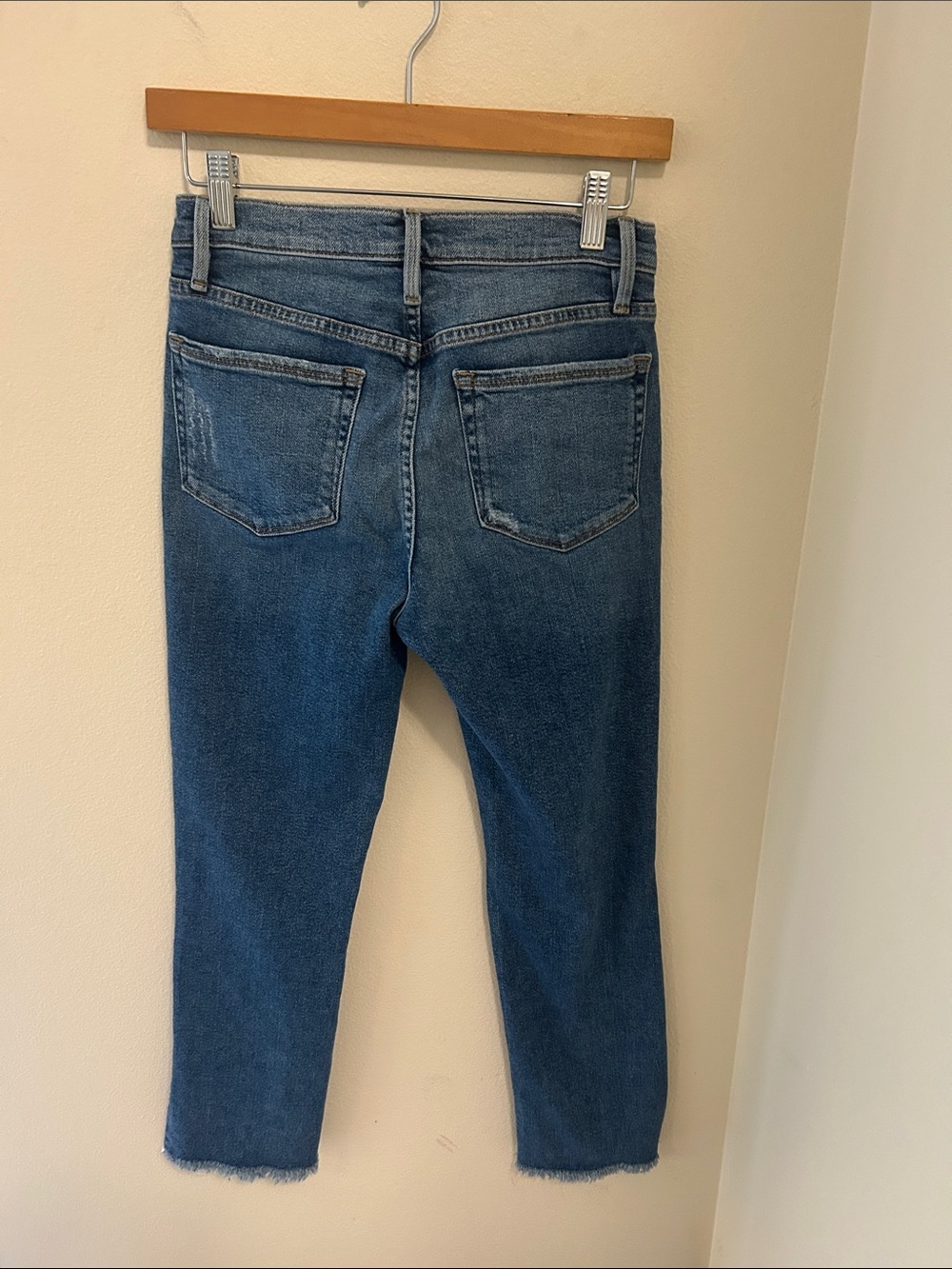 Frame Denim le Nouveau straight with hem side slit - Picture 7 of 7